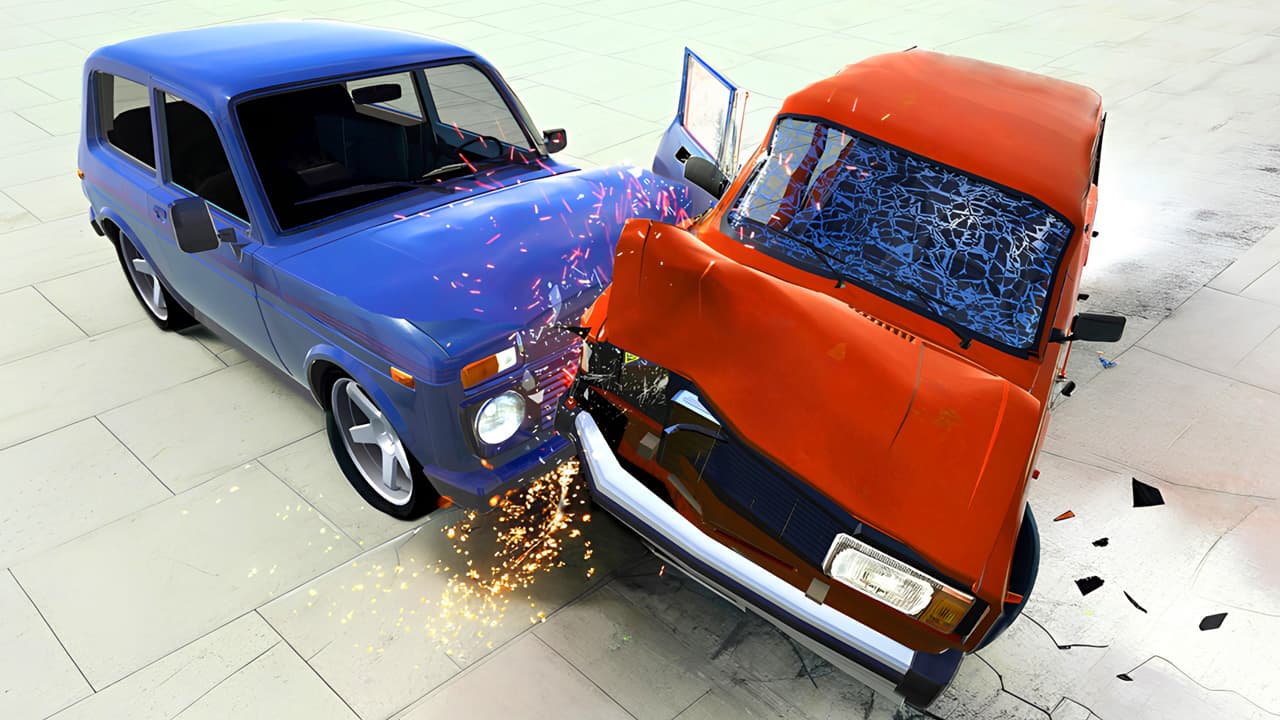 Beam Drive Car Crash Test Simulator screenshot 1