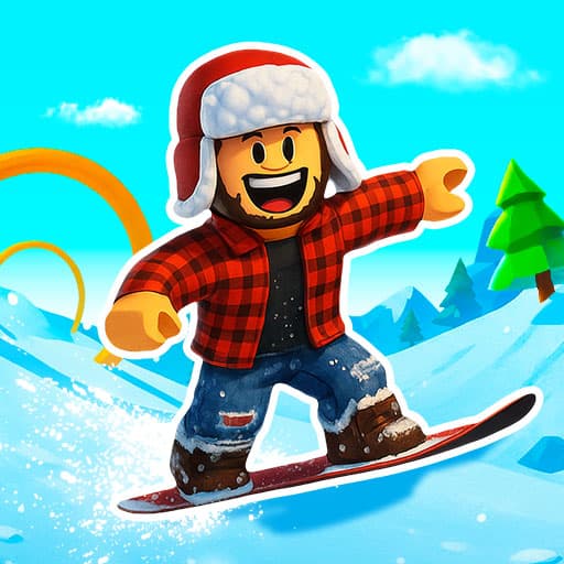 Snow Rider Obby Parkour screenshot 3