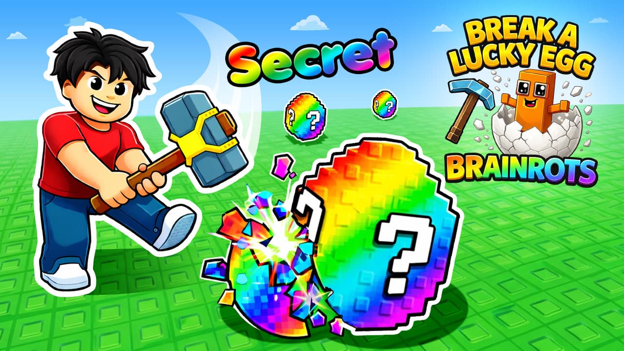 Break a Lucky Egg Brainrots screenshot 1