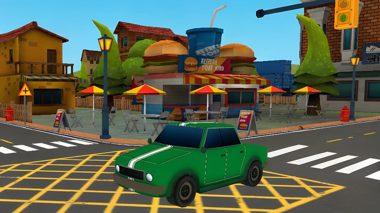 Fun Town Parking screenshot 1