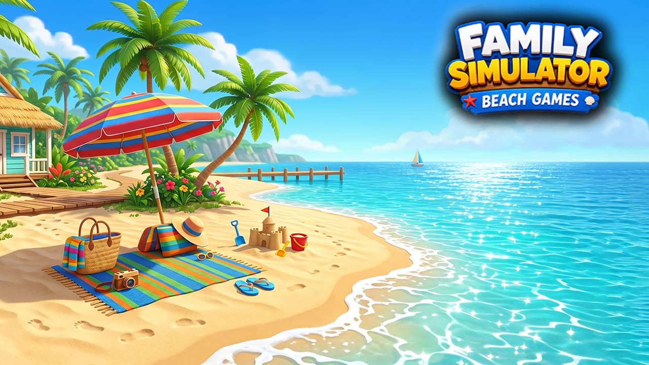 Family Simulator Beach Games screenshot 1