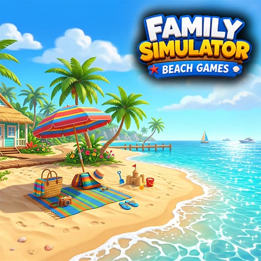 Family Simulator Beach Games screenshot 3