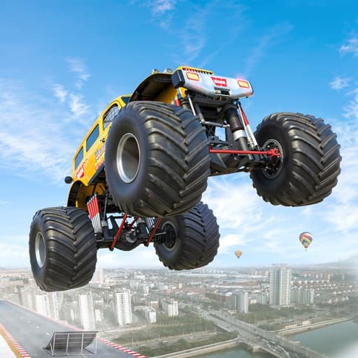 Mega Ramp Monster Truck Race screenshot 3