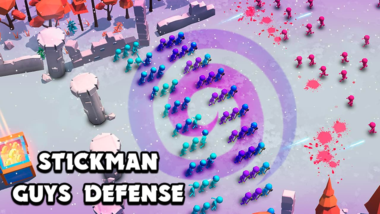 Stickman Guys Defense screenshot 1