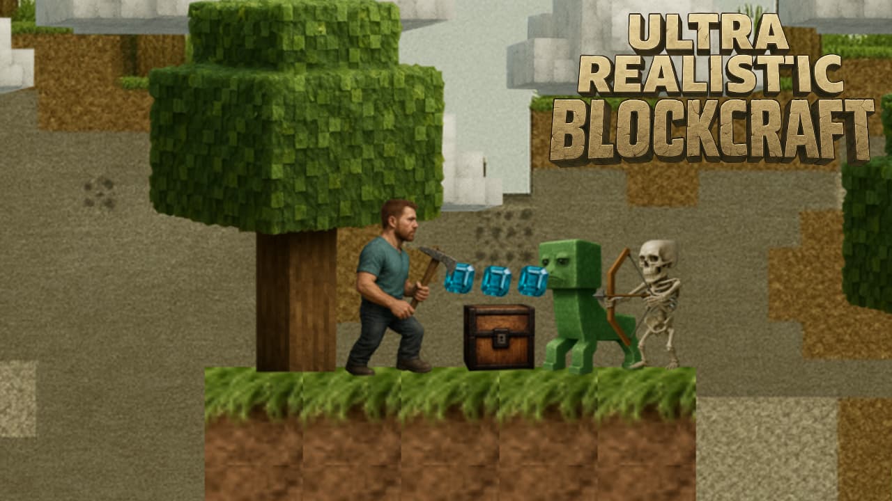 Ultra Realistic BlockCraft screenshot 1