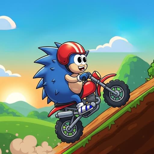 Blue Hedgehog Hill Dash Ride screenshot 2