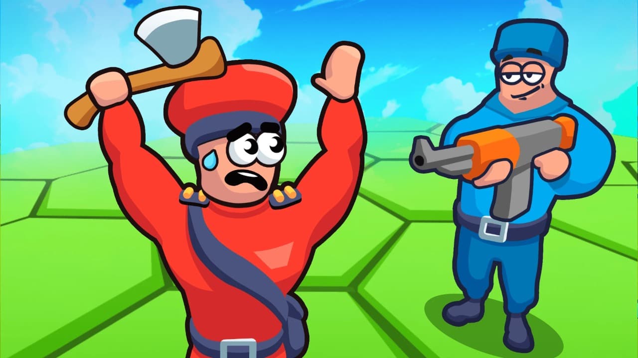 Tile Hex World: Red vs Blue screenshot 1