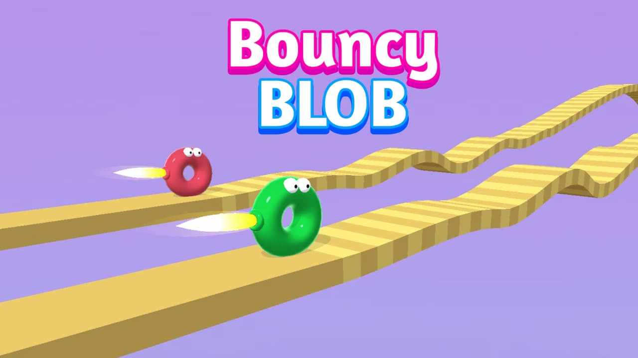 Bouncy Blob Race: Obstacle Course screenshot 1