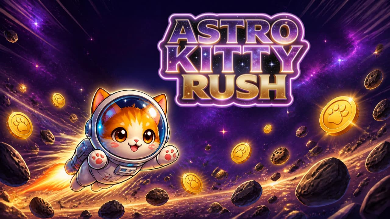 Astro Kitty Rush screenshot 1
