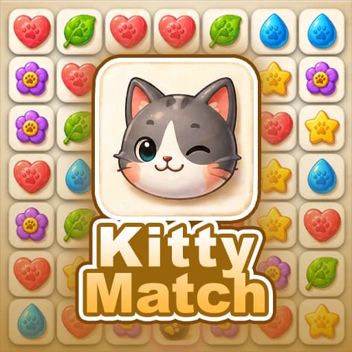 Kitty Match 3 puzzle game screenshot 3