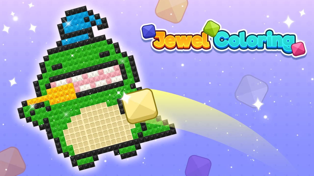 Jewels Coloring Puzzle screenshot 1