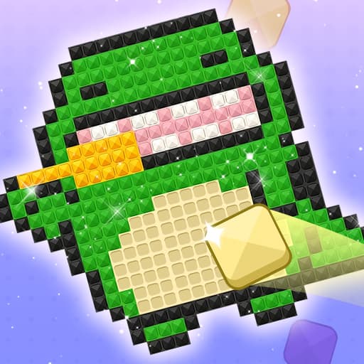 Jewels Coloring Puzzle screenshot 3