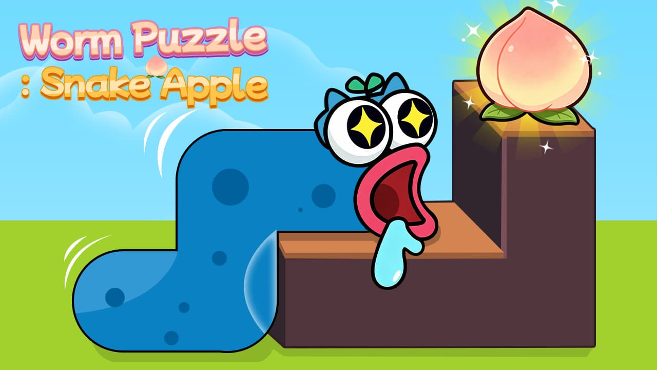 Worm Puzzle Snake Apple screenshot 1