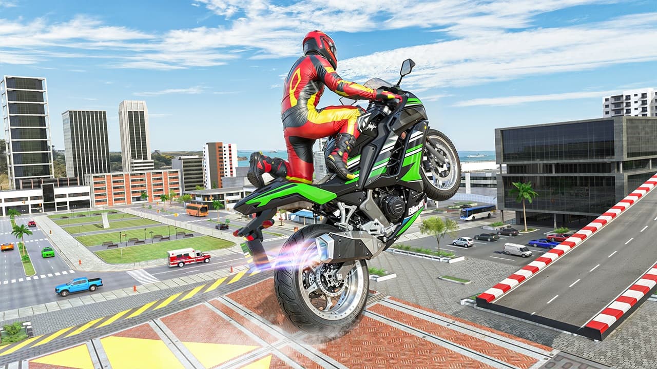 Motorcycle simulator offline screenshot 1