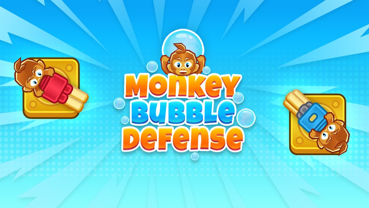 Monkey Bubble Defense screenshot 1