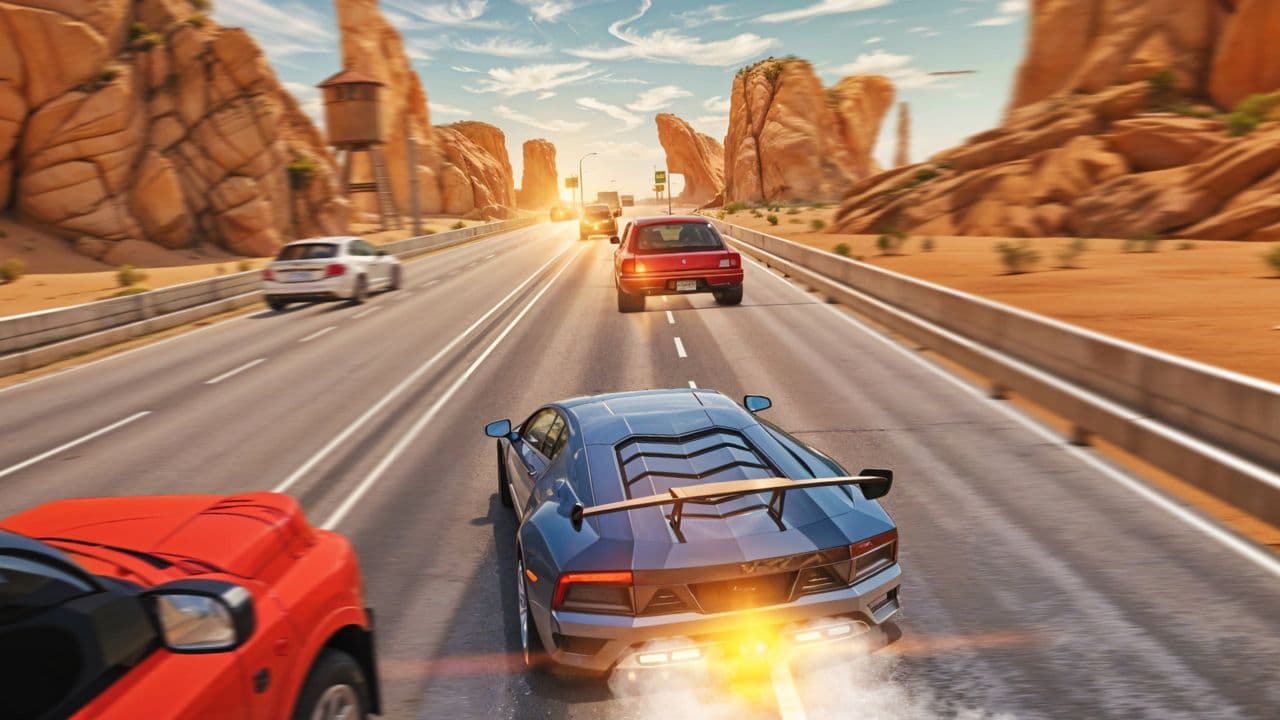 Lambo Traffic Racer screenshot 1