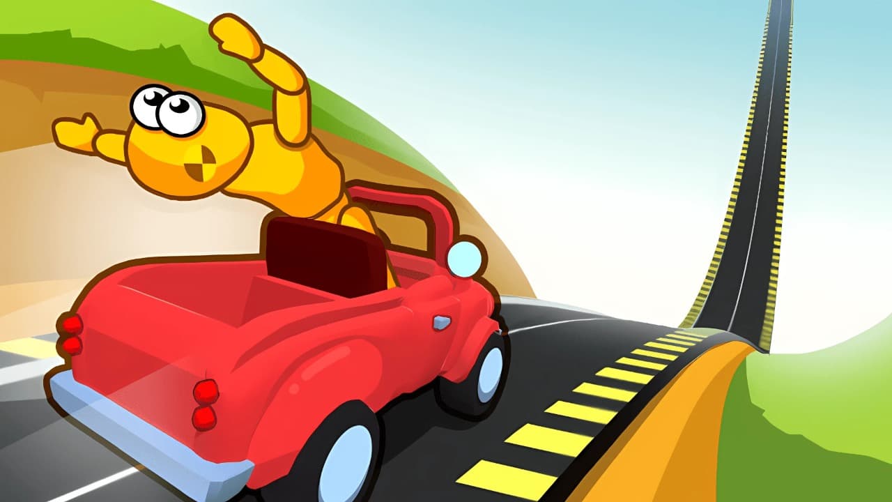 Downhill Car Ride: Crash Test screenshot 1