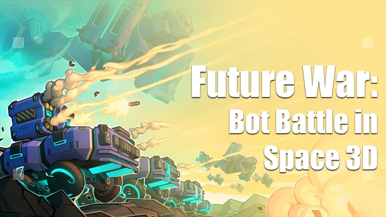 Future War: Bot Battle in Space 3D screenshot 1