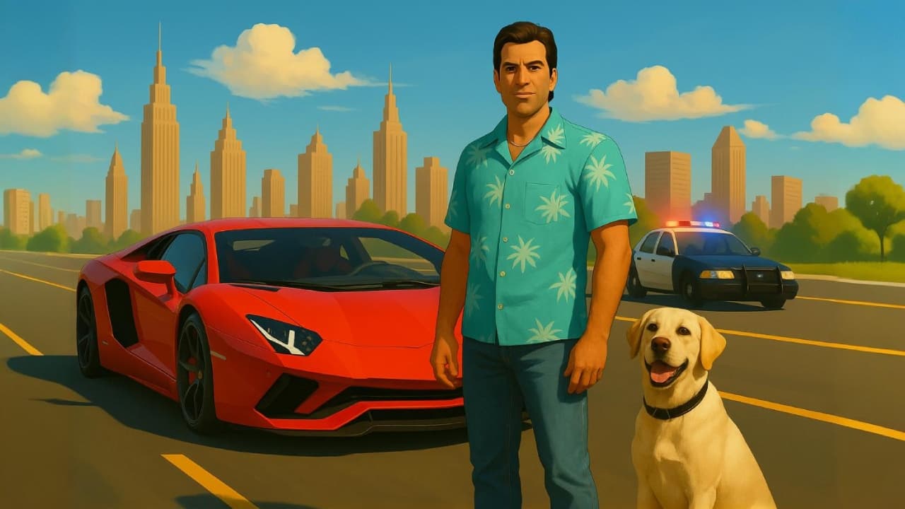Aventador Vice Crime City screenshot 1