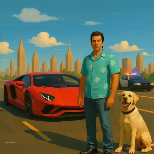 Aventador Vice Crime City screenshot 3