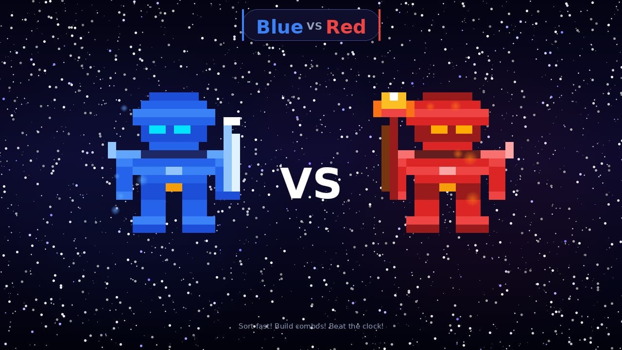 Blue VS Red screenshot 1