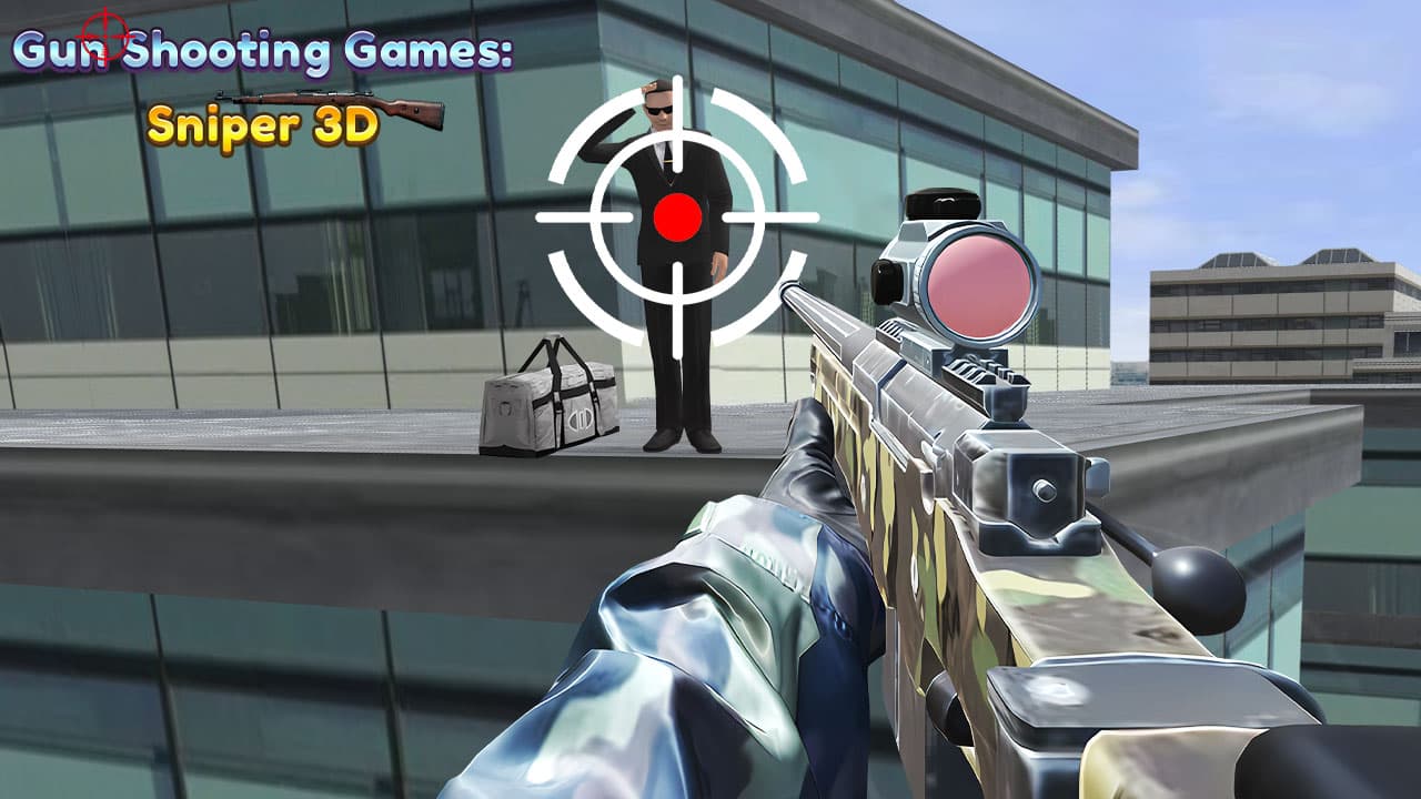 Gun Shooting Games Sniper 3D screenshot 1