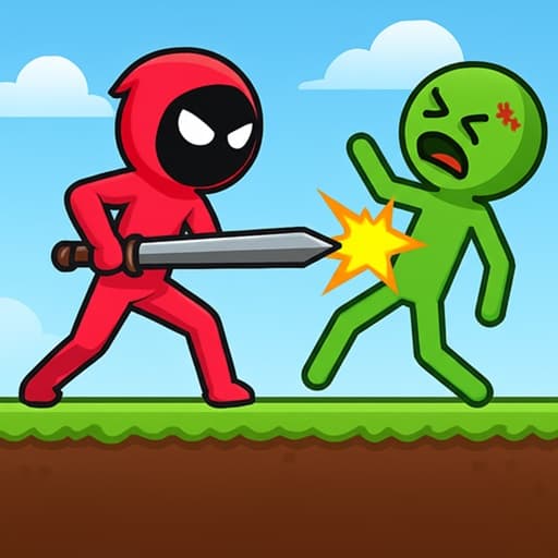 Red Stickman vs Monster School screenshot 3