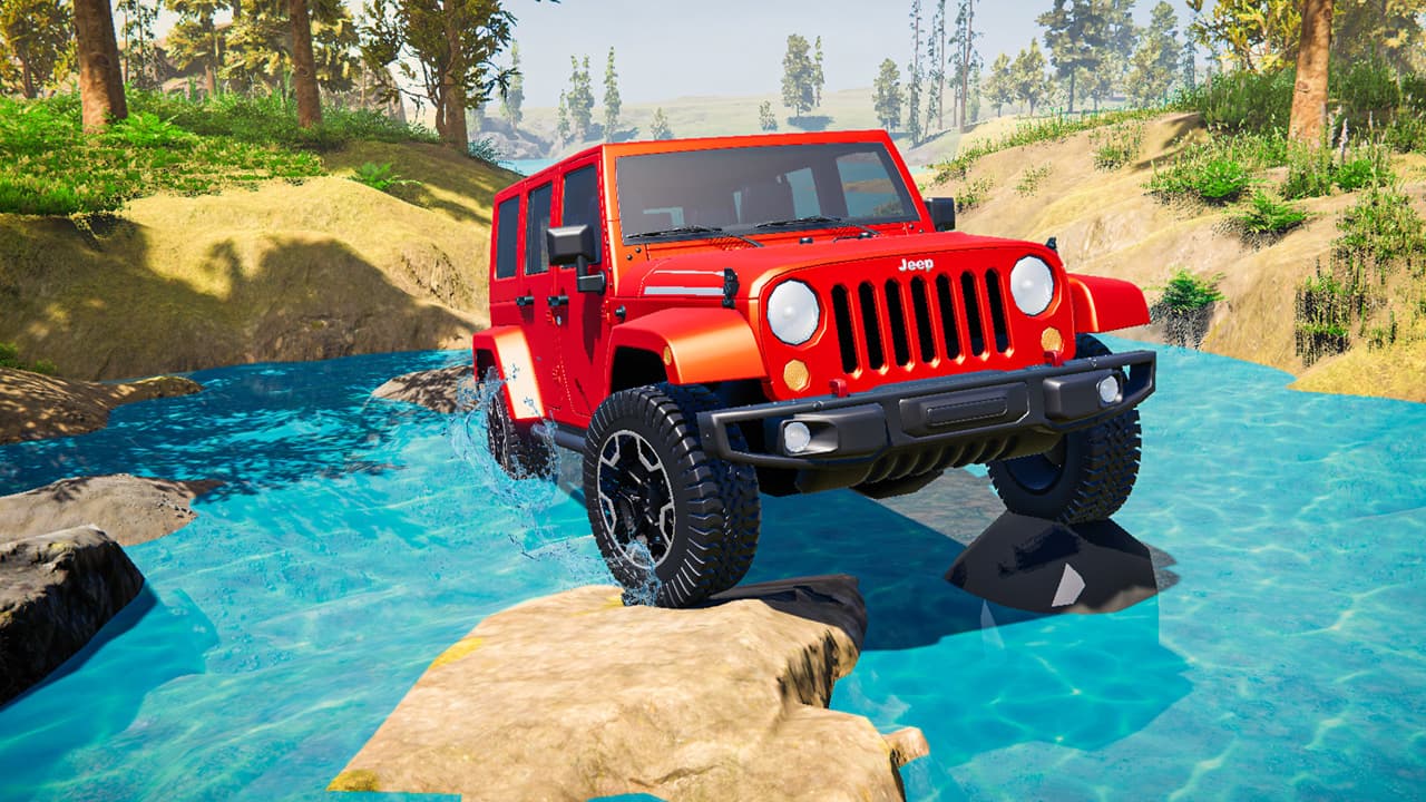 Offroad Jeep Game Simulator screenshot 1