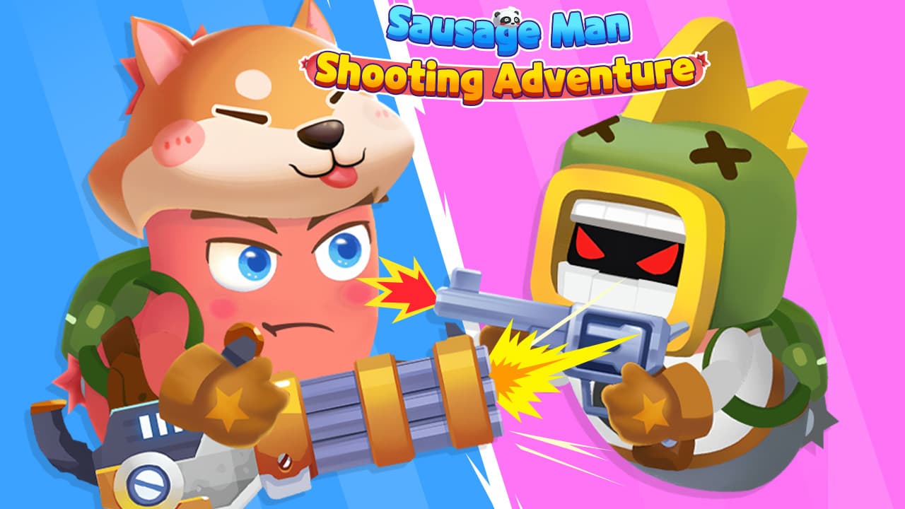 Sausage Man Shooting Adventure screenshot 1