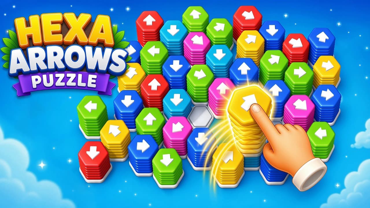 Hexa Arrows Puzzle screenshot 1