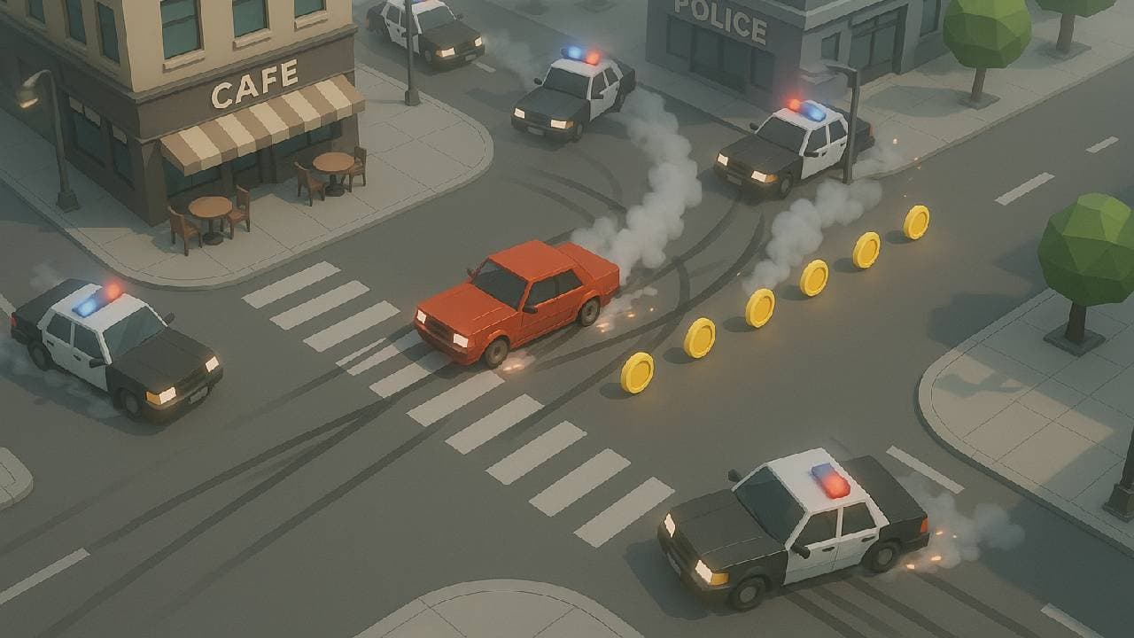 Mr. Drifter: Car Chase Simulator screenshot 1