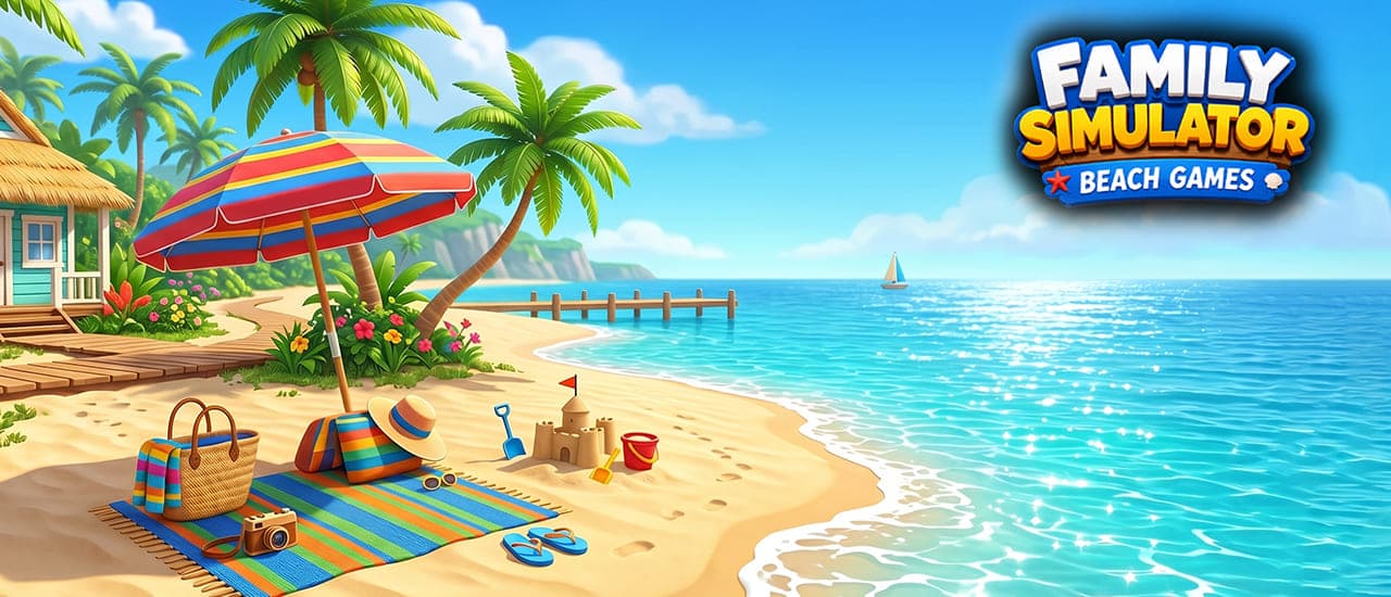 Family Simulator Beach Games