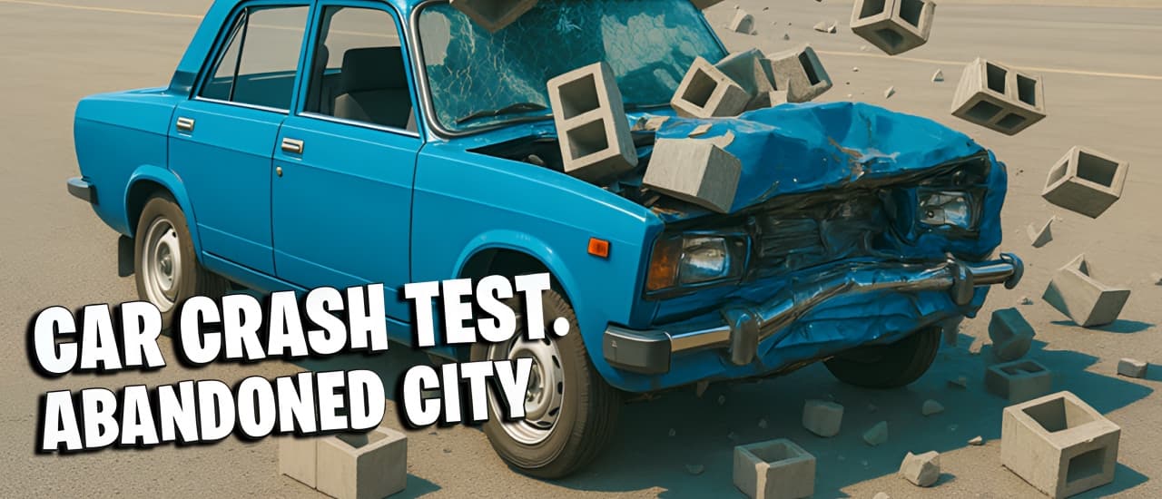 Car Crash Test: Abandoned City