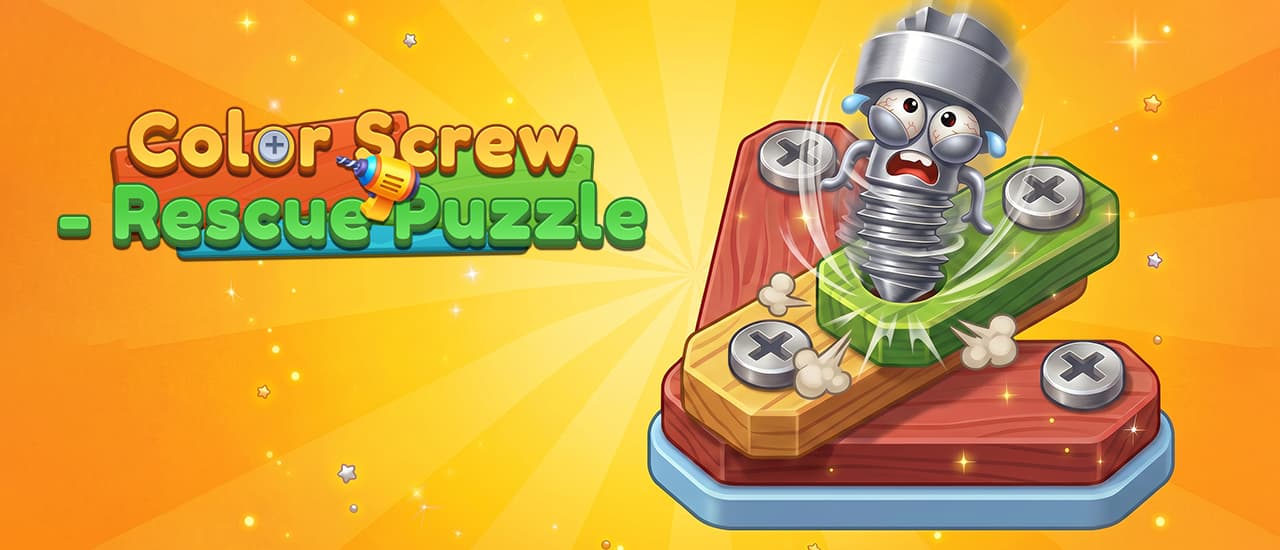 Color Screw Rescue Puzzle
