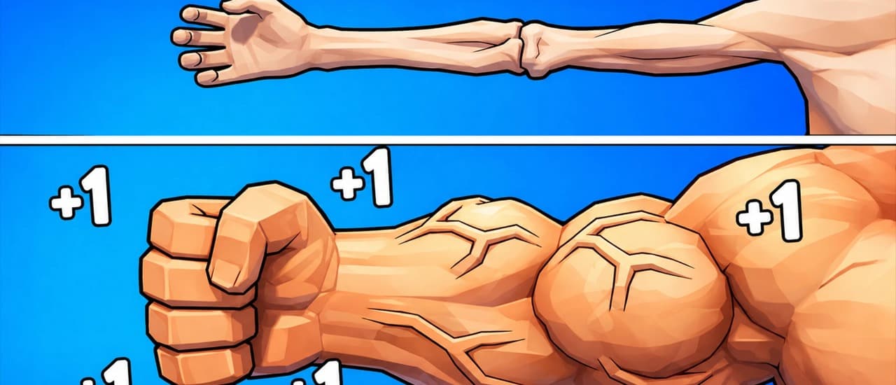 Obby: Pump Up Your Muscles! 1 per second
